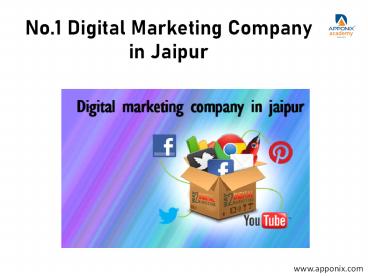 Digital Marketing Company in Jaipur