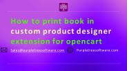 Opencart Book Web to Print Book Printing