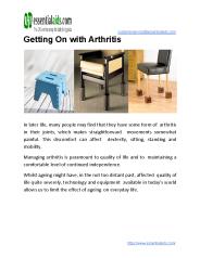 Getting On with Arthritis