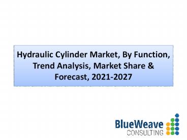 Hydraulic Cylinder Market size, share, trends 2021