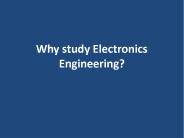 Why study Electronics Engineering – MITAOE
