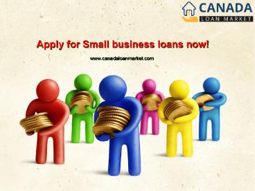 Apply for Small business loans now!