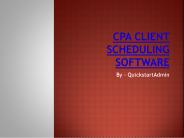 CPA Client Scheduling Software – QuickstartAdmin