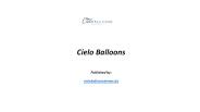 Cielo Balloons
