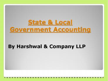 State & Local Accounting Provider Company USA – HCLLP