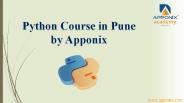 Python Training in Pune by Apponix