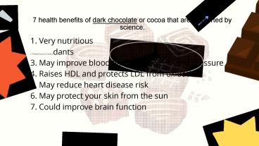 7 Proven Health Benefits of Dark Chocolate