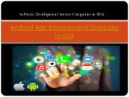 Android App Development Company in USA