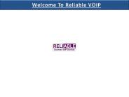 Business VOIP Phone Service - Reliable VOIP