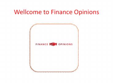 Regulated Investment Company - Finance-Opinions