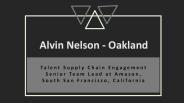 Alvin Nelson (Oakland) - A People Leader and Influencer
