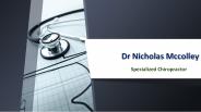 Dr Nicholas Mccolley - Specialized Chiropractor