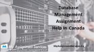 Database Management Assignment Help