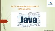 JAVA TRAINING INSTITUTE IN BANGALORE