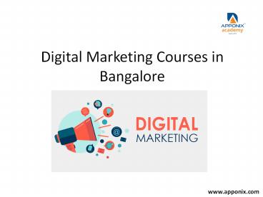 Digital Marketing Courses in Bangalore