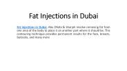 Fat injections in Dubai