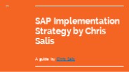 SAP Implementation Strategy by Chris Salis