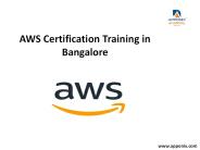 AWS certification training course