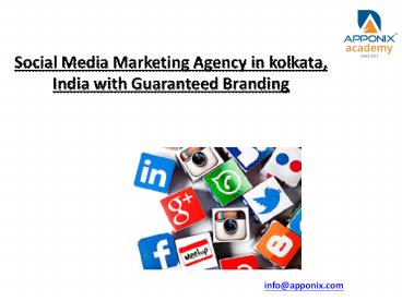 Social Media Marketing Agency in kolkata,