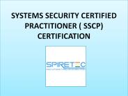 Systems Security Certified Practitioner ( SSCP) Certification