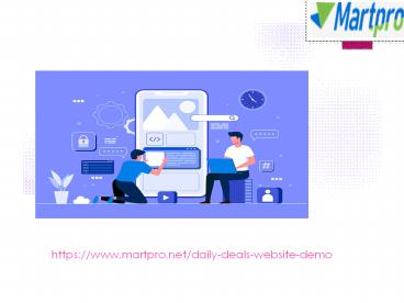 Daily Deals Website Demo