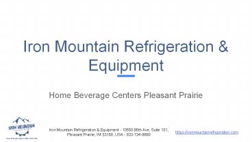 HOME BEVERAGE CENTERS (1)