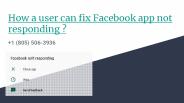 Why my Facebook app not responding?
