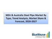 MEA & Australia Steel Pipe Market 2021