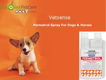 Buy Vetsense Permetrol Spray For Dogs | DiscountPetCare