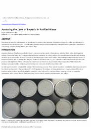Water Microbiological Testing