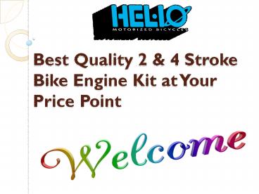 Best Quality 2 & 4 Stroke Bike Engine Kit at Your Price Point