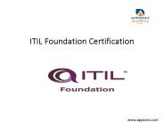 ITIL Foundation Certification