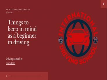 Driving School in Hamilton (2)