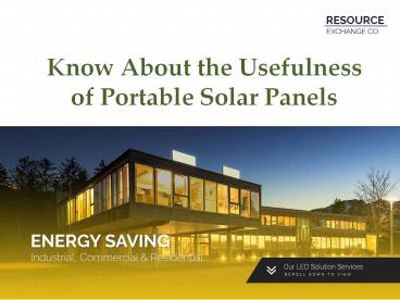 SOLAR PANEL INSTALLATION