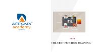 APPONIX ITIL CERTIFICATION