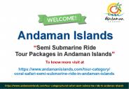 Semi Submarine Ride Tour Packages in Andaman Islands