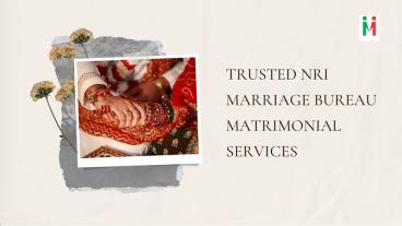 Trustworthy NRIMB Matrimonial services (1)