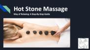 Hot Stone Massage : Nayada Institute