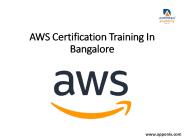 AWS Certification Training in Bangalore with Placement