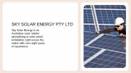 Solar Panel Installation Brisbane