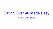 dating sites over 40