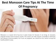 The Best Monsoon Care Tips During Pregnancy