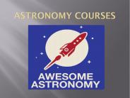 Astronomy Course