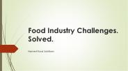 Food Industry Software - Harvest Food Solutions