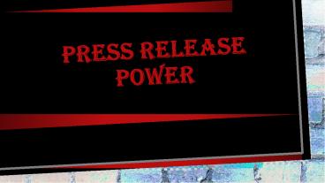 World's Best Press release Distribution Services in Argentina