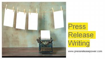 press_release writing