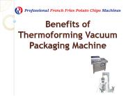 Thermoforming Vacuum Packaging Machine