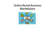 Online Rental Business Marketplace