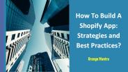 How to build a shopify app