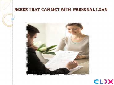 Instant needs that can be met with a personal loan